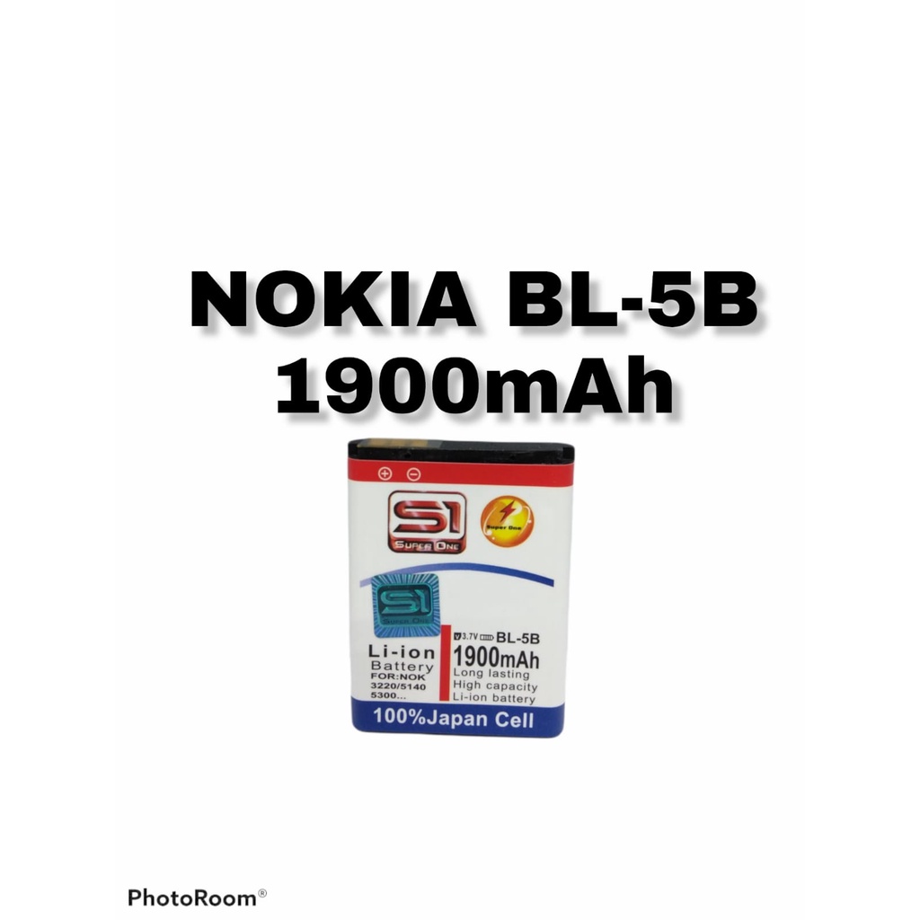 BATERAI DOUBLE POWER SUPER ONE NOKIA BL-5B BL5B BL 5B 3220 3230 6070