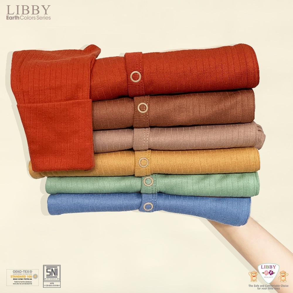 New Sleepsuit LIBBY RIB REEB Earth Series 0-9 Bulan Jumper Bayi Premium