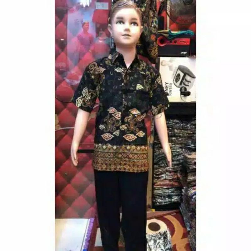 kemeja anak batik / kemeja anak sd / batik anak laki laki