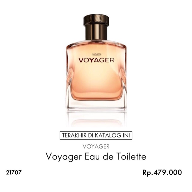 Parfum oriflame original voyager eau de toilette