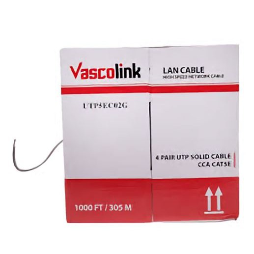 Cable UTP LAN Cat 5E Vascolink / Spektra Kabel Jaringan LAN per Dus