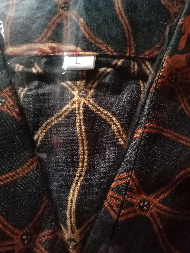 Batik Couple Keluarga Modern Sania Ruffle Ori Ndoro Jowi Dnt Motif Mendung Sogan Termurah Shopee