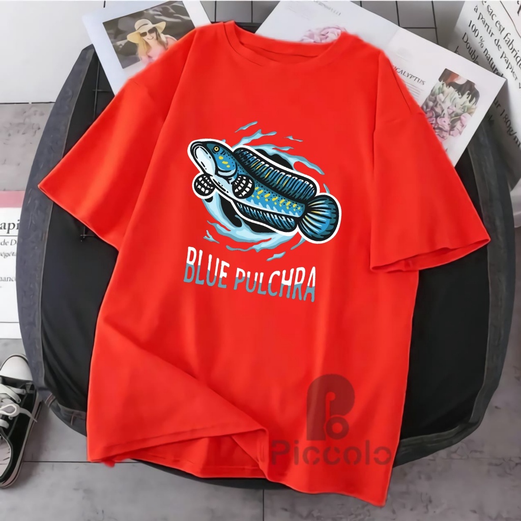 BAJU ANAK KAOS ANAK CHANA BLUE PULCHRA ATASAN ANAK