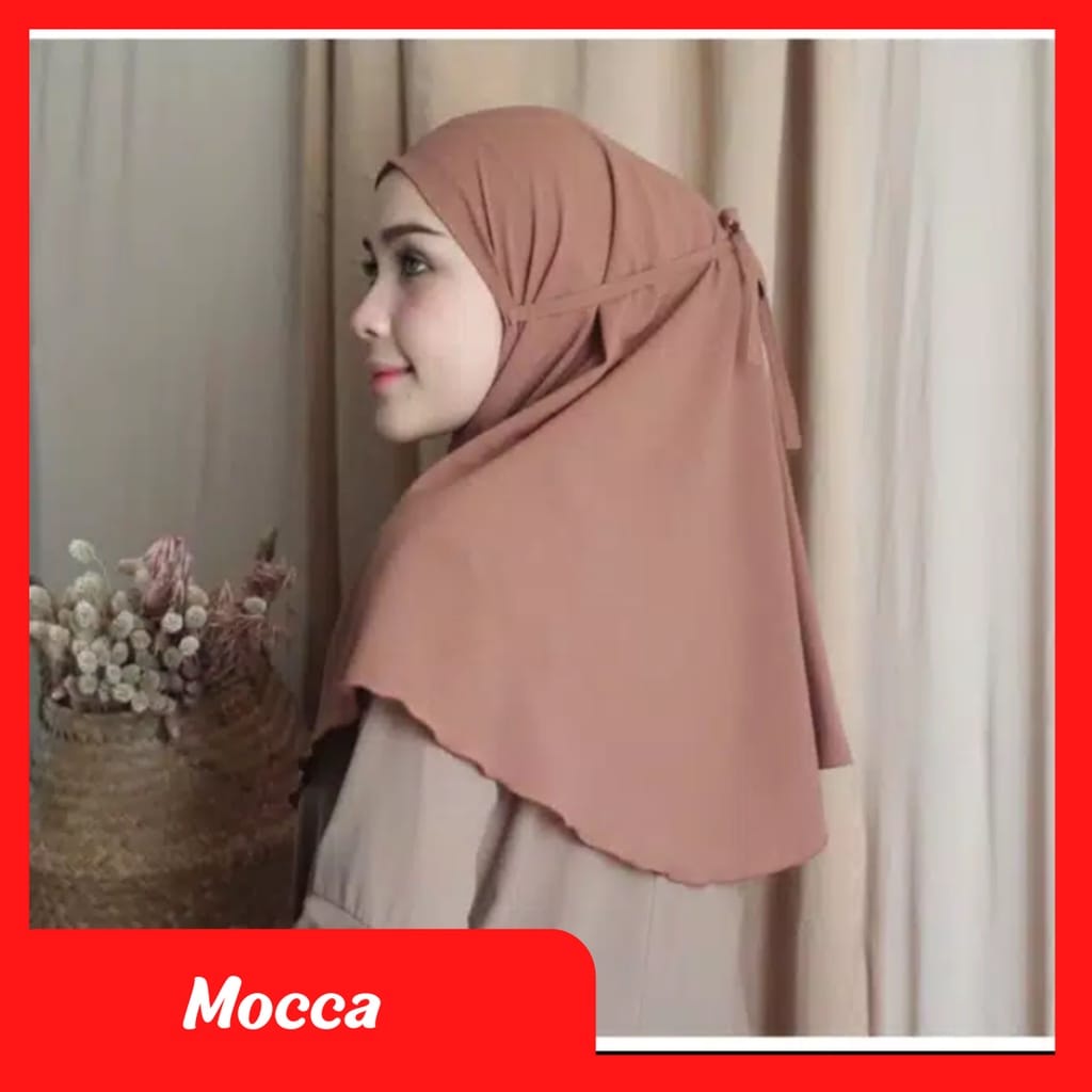 Kerudung Bergo Bahan Diamond Hijab Bergo Diamond