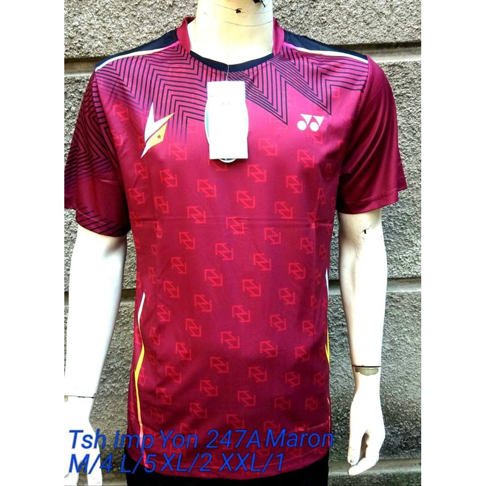  Kaos  badminton  import yonex 247A Shopee Indonesia