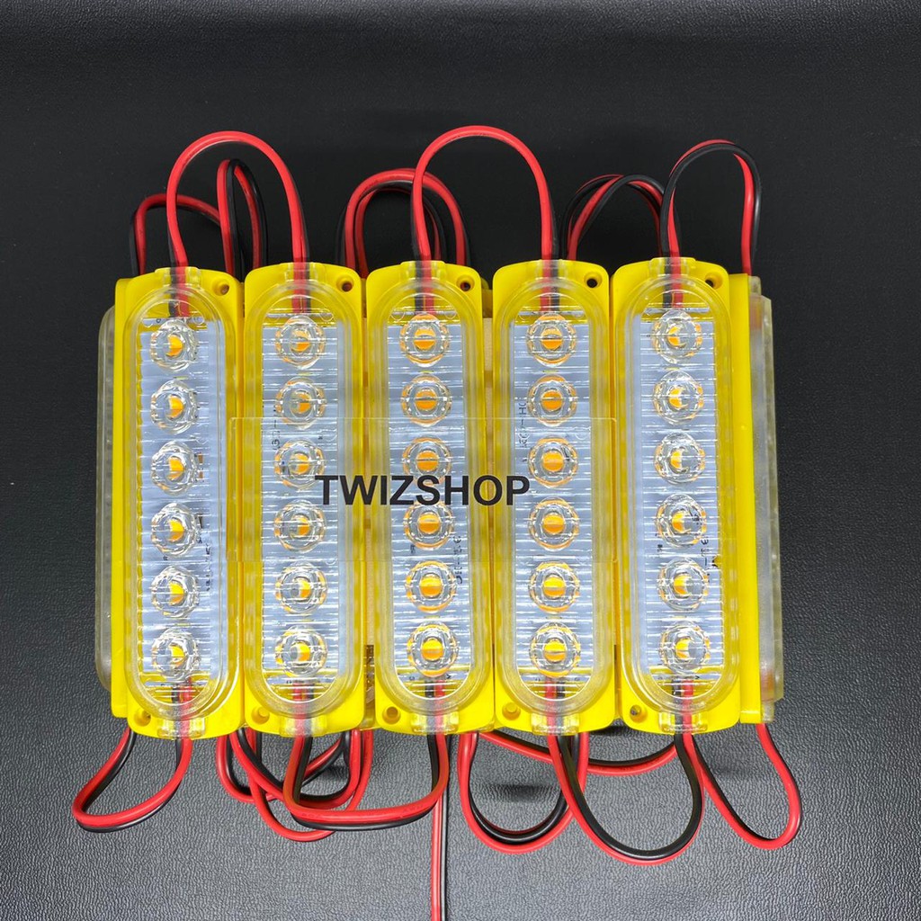 Lampu LED Ultrasonic 6 Mata 24 Volt (1x6) / LED Modul Ultrasonic 24V