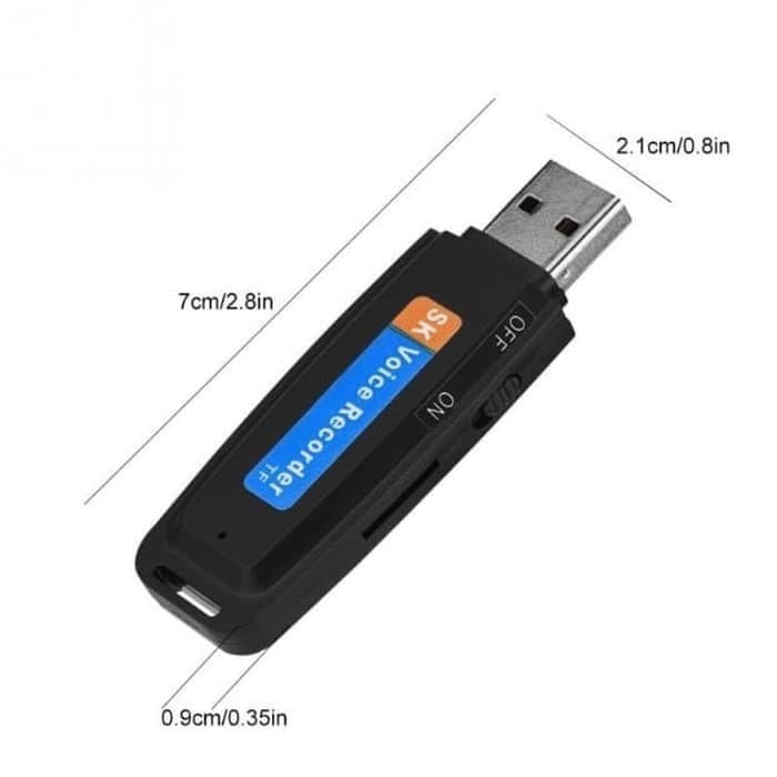 MAGIC Spy Flashdisk USB Voice Recorder alat perekam suara