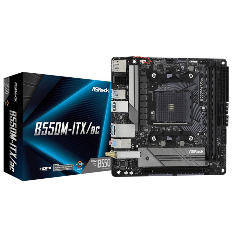 ASROCK B550M-ITX/AC AMD AM4 MOTHERBOARD