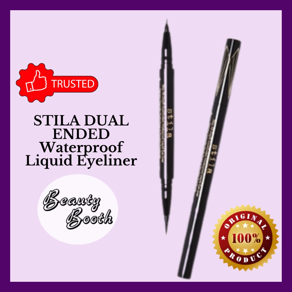 STILA DUAL ENDED Waterproof Liquid Eyeliner ( DUA SISI Original &amp; Micro Tip )