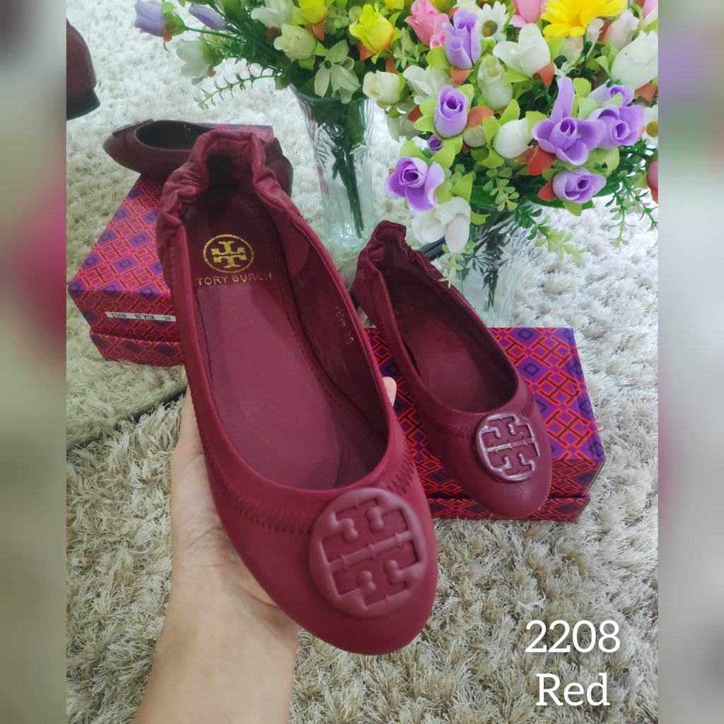 SANDAL WANITA TORy Burch  FLAT IMPORT / MURAH BAHAN KODE 2208