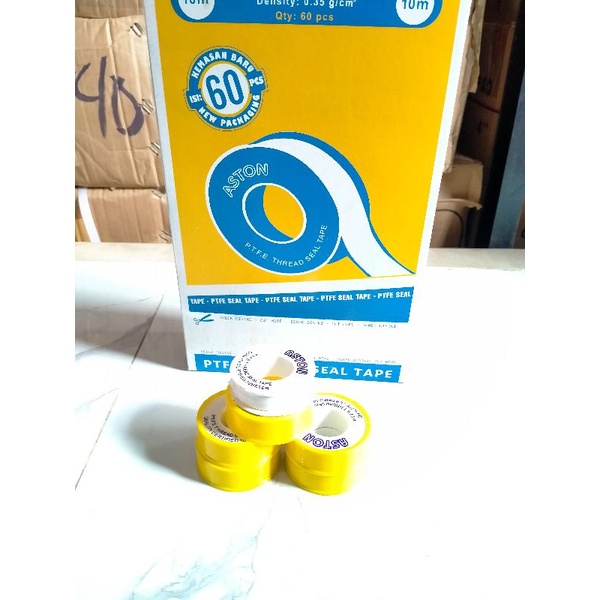 sealtape 1 box isi 60pcs isolatip Aston seltip putih