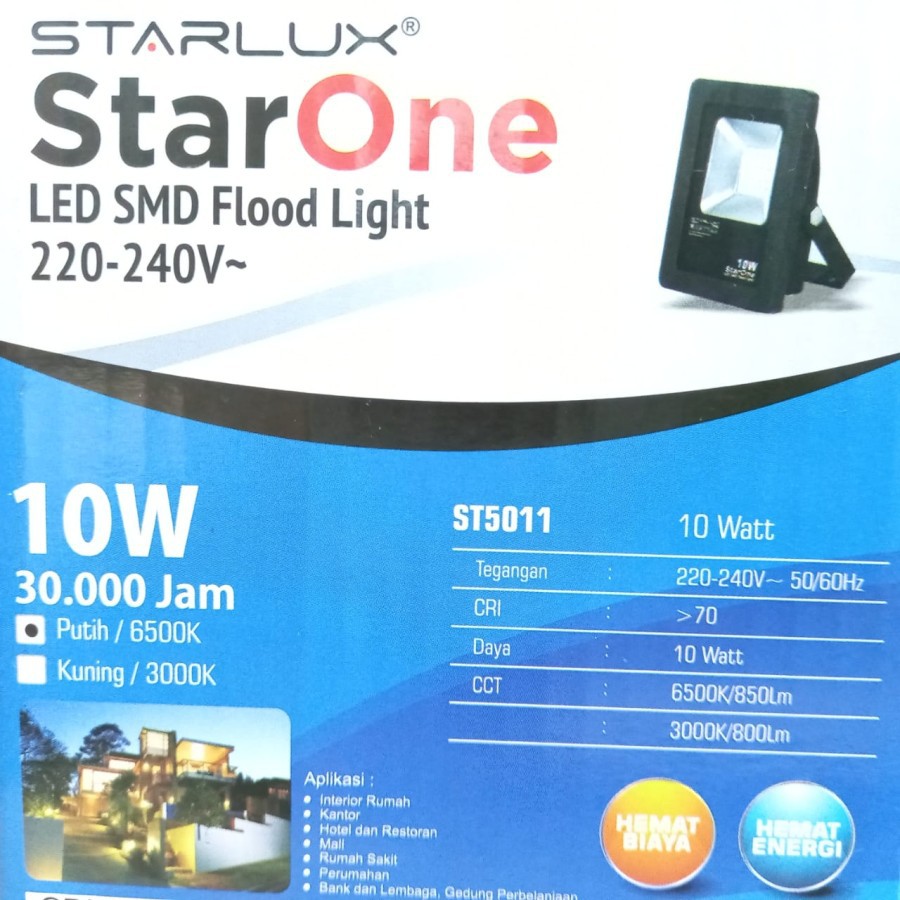 Lampu Sorot TEMBAK Led 10 WATT FLOODLIGHT