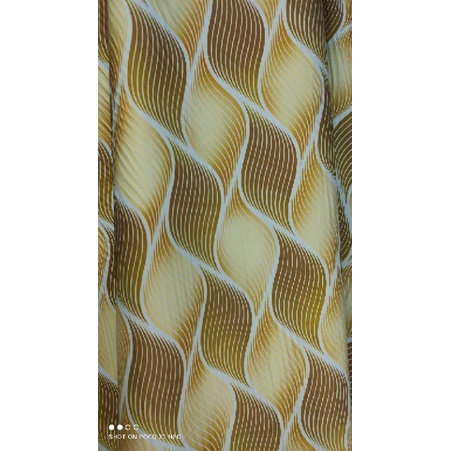 Kain Sutra Silky Motif Geometric Sand Desert