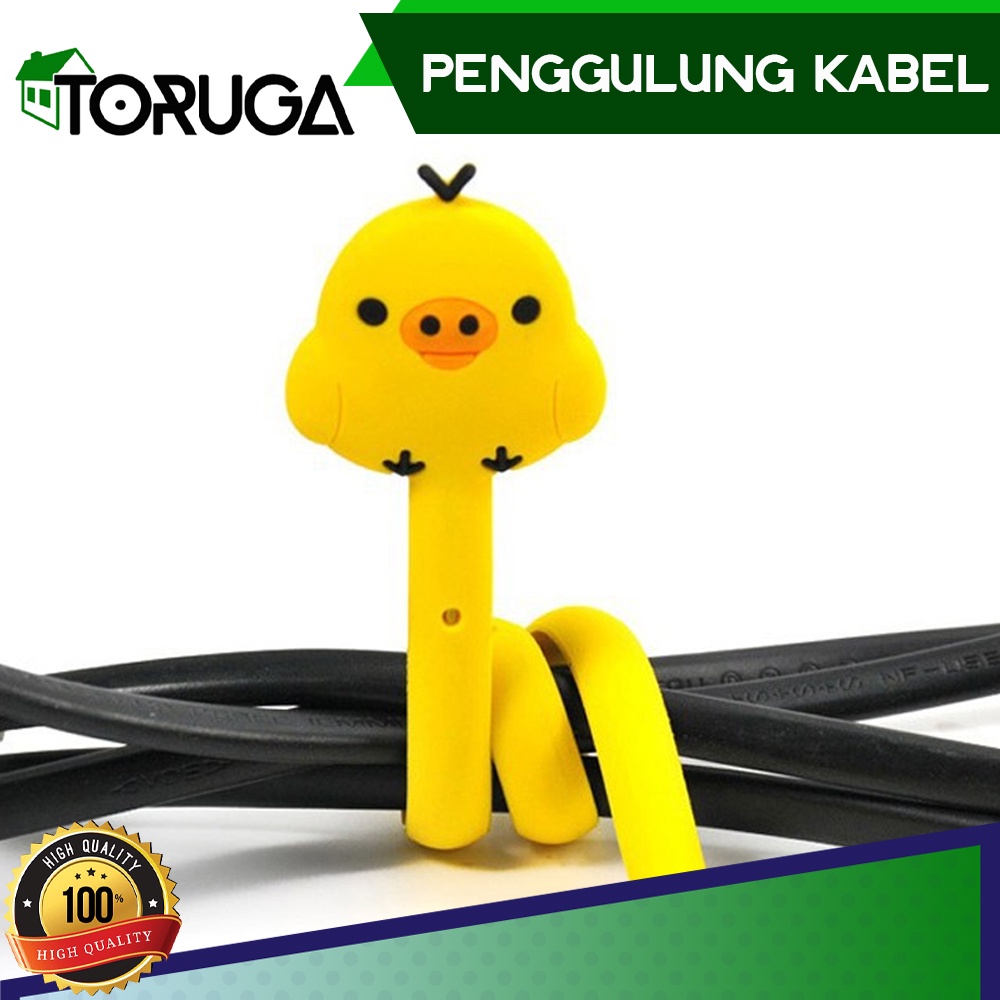 Penggulung Kabel Elastis / Cable Organizer Charger Earphone Headshet