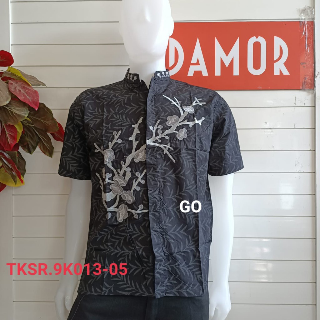 gof DAMOR By (CRESSIDA) KOKO REGULER Baju Muslim Koko Cowok Pakaian Pria Muslim Lengan Pendek