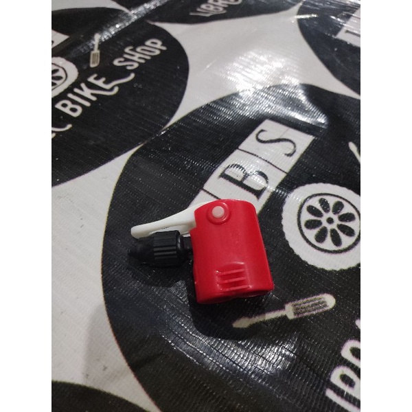 COP ADAPTOR KEPALA POMPA ANGIN SEPEDA ODESSY DOUBLE MERAH PUMP AIR