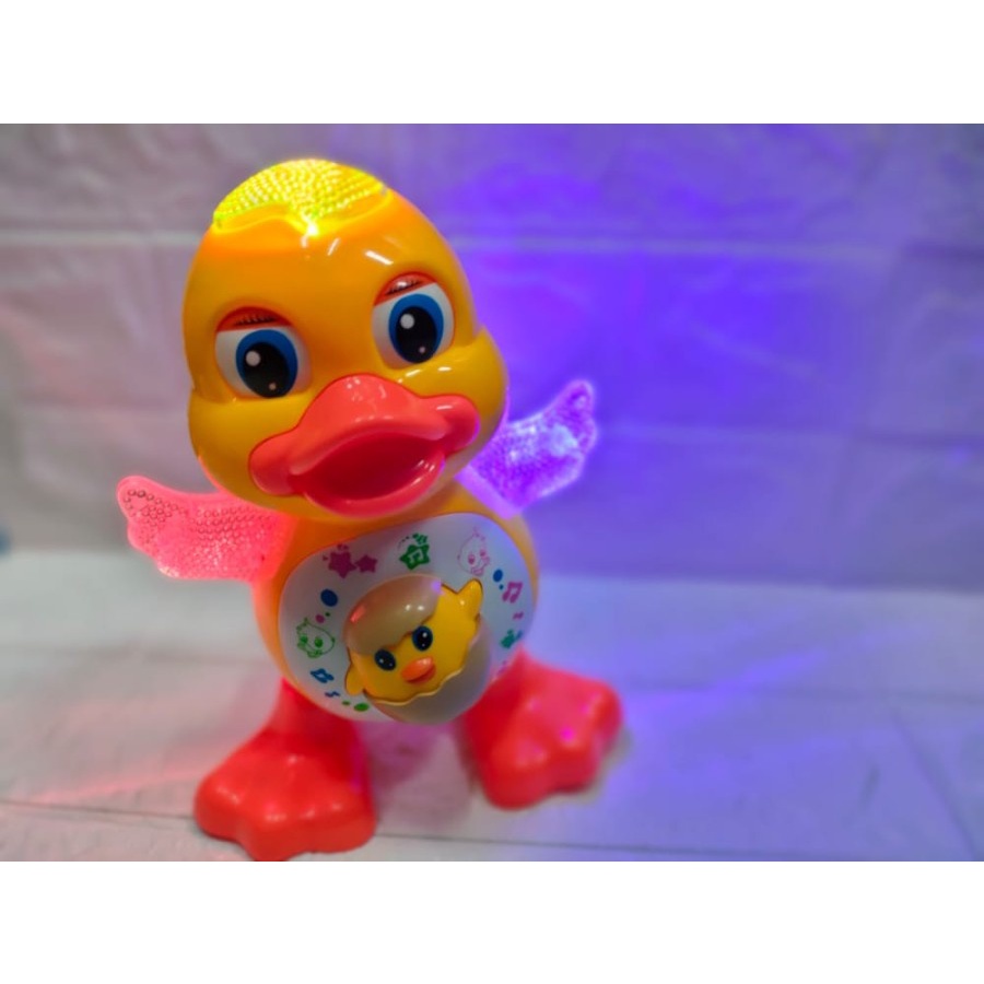 Dancing duck mainan edukasi anak bebek dance menari robot bebek musik lucky duck