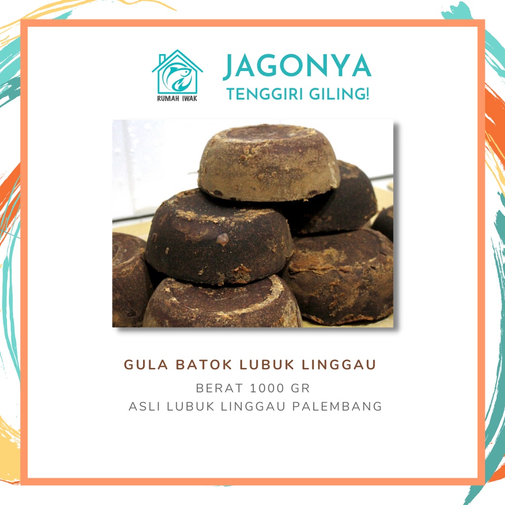 

Gula Batok Lubuk Linggau ASLI CURUP Kemasan 1 KG