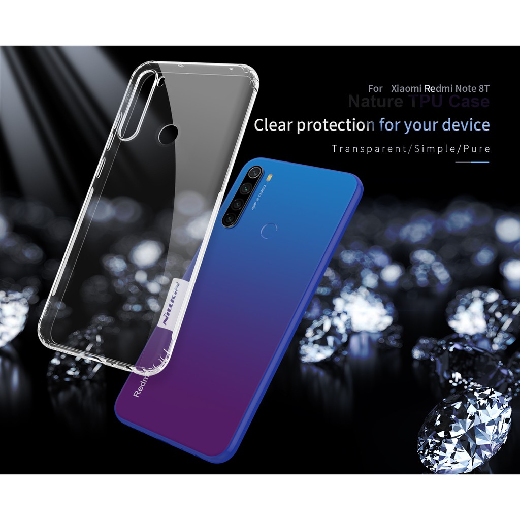 Case XIAOMI Redmi Note 8T Softcase Transparan TPU Original