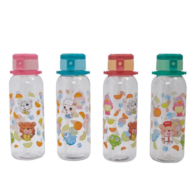 Botol Minum / Tempat Minum Anak Lucu 480ml 2175-1 BPA FREE