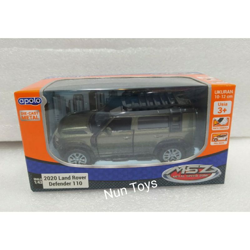 Diecast Mobil Land Rover Defender 110 Merk Apolo
