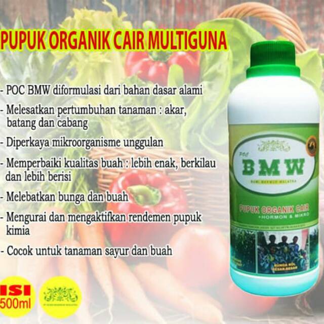 Promo COD Paket Pupuk Organik Cair Tanaman Cabe/Cabai POC BMW &amp; Pestisida Organik Obat Hama ANTILAT