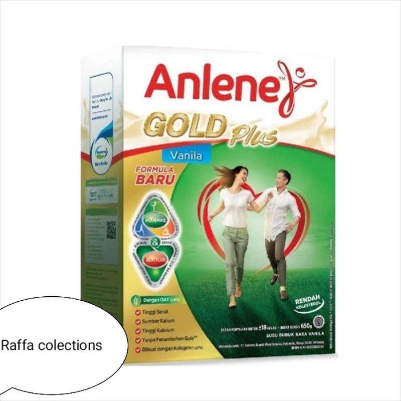 

ANLENE Gold Vanila Susu Kalsium Box 650 g