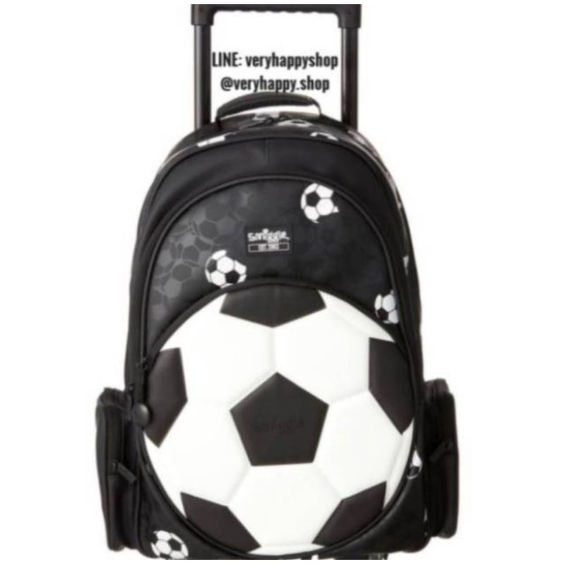 Smiggle Goal Trolley Backpack with Light Up Wheels ball bola trolly SALE troli trolli troly ORIGINAL