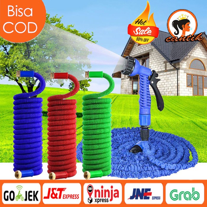 Selang Air Magic Hose 15m / 22,5m / 30 m / Selang air multi fungsi / Selang elastis