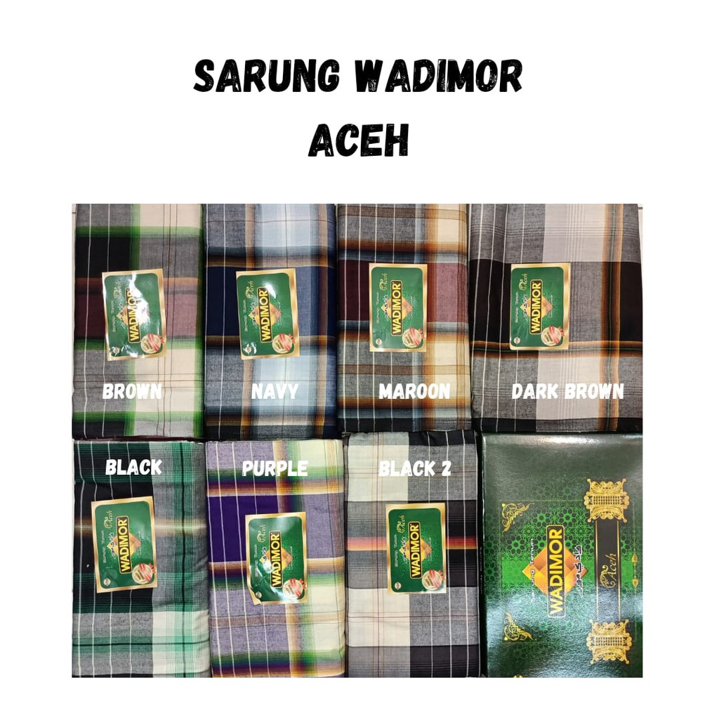 SARUNG WADIMOR ACEH / SARUNG DEWASA