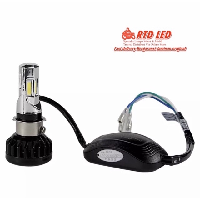 Lampu Utama Headlamp Led RTD 6 Sisi Rayton H6 H4 HS1 Semua Motor Lampu Depan Head Lamp LED Depan Rtd 6 Mata UNIVERSAL