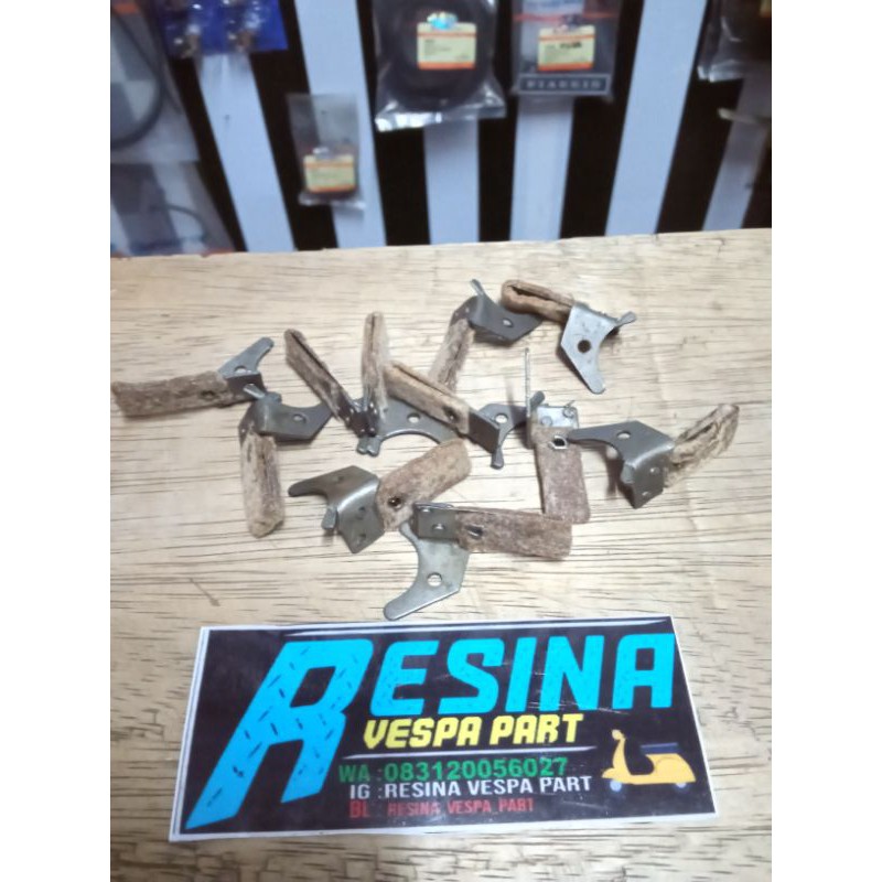 pembersih sapu rotor magnet platina plati vespa super sprint bajaj