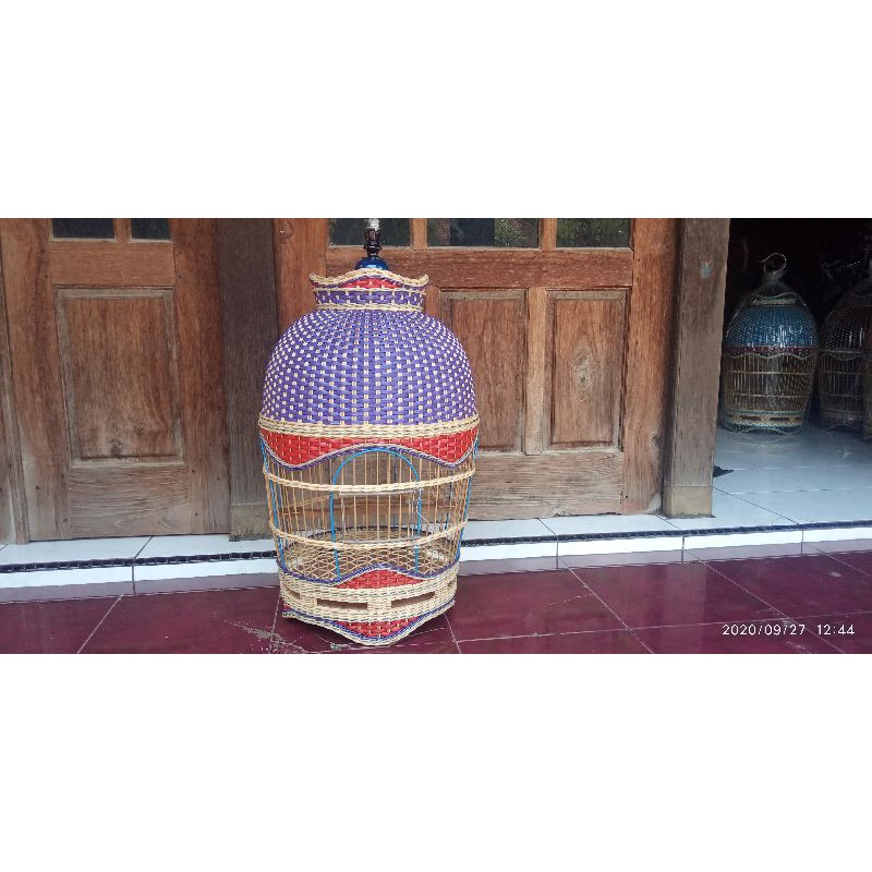 Sangkar Burung Perkutut Rotan Mataraman