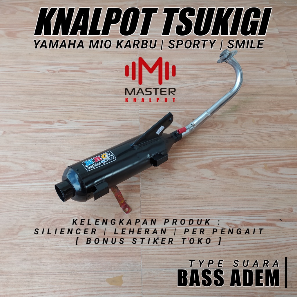 Knalpot Tsugi Tsukigi Sugigi Mio Karbu Sproty Smile Soul WRC BASS ADEM BULAT