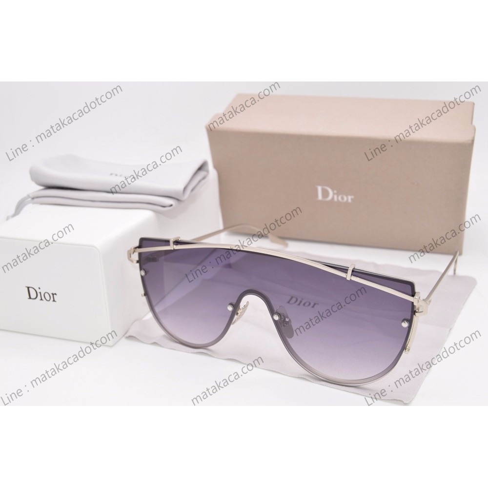 Kacamata Sunglass Dior Agota Shades Black Silver