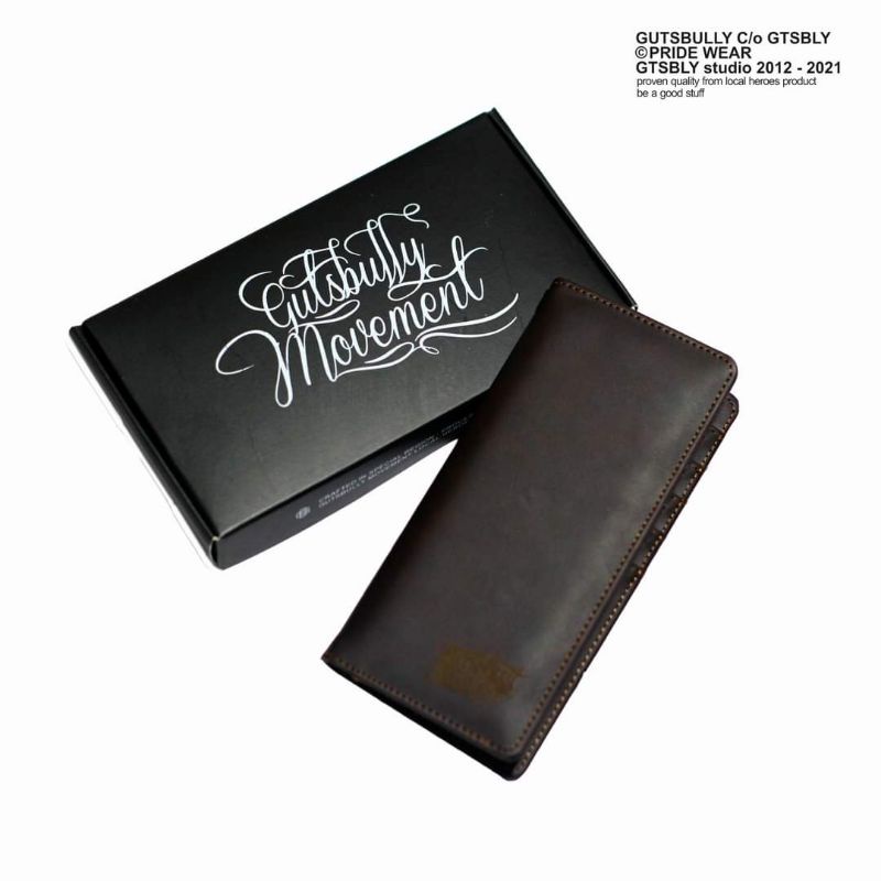 WALLET GUTSBULLY MOVEMENT | DOMPET KARTU | DOMPET PANJANG | DOMPET PRIA WANITA TALI RANTAI DOMPET DO