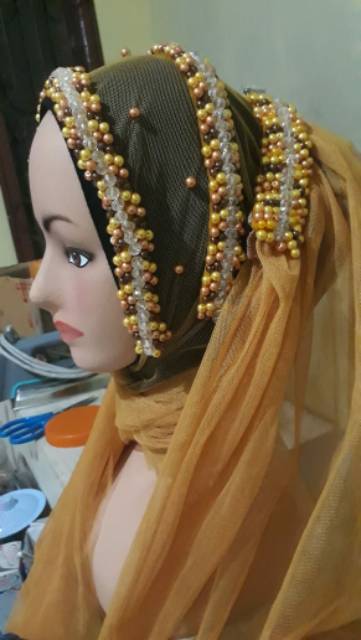 Hijab veil 3 susun