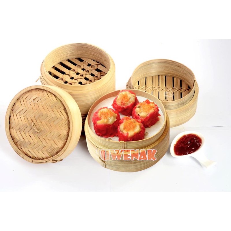 

UWENAK DIMSUM - Siomay Mercon Full Cabe isi 10 Pcs Frozen Food Kemasan Vacuum Seal