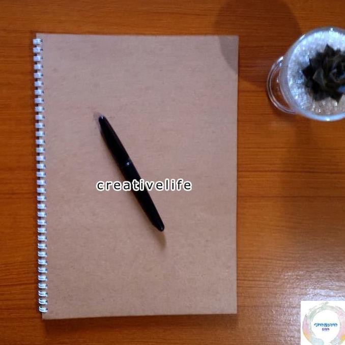 

Notebook / Sketch book Spiral DOT Grid / GRAPH A4 | Buku tulis - Dotted TERMURAH