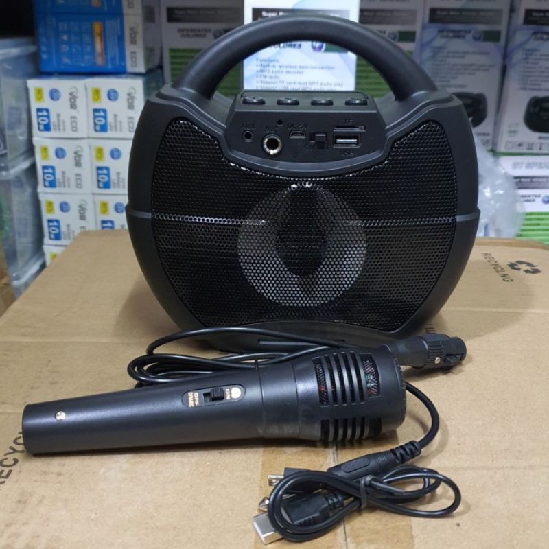 Speaker Bluetooth Fleco F 1422 + Bonus Mic