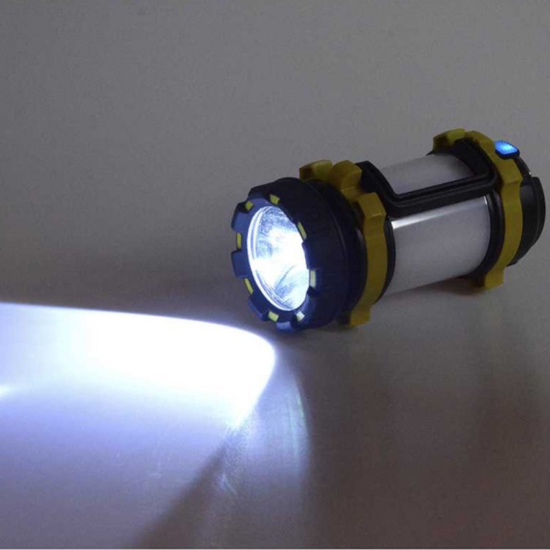 Senter LED T6 Lampu Darurat Emergency Outdoor Power Bank USB Recharge