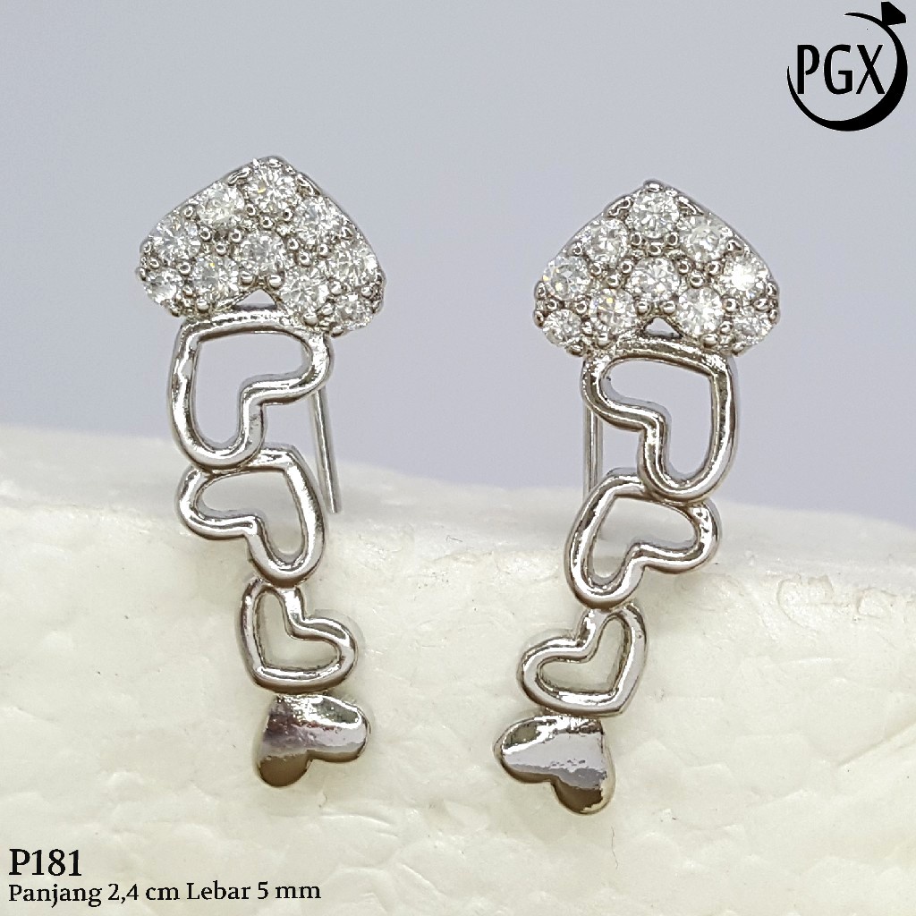 PGX Anting Panjang Korea Xuping Lapis Emas Aksesoris Perhiasan Premium - P181