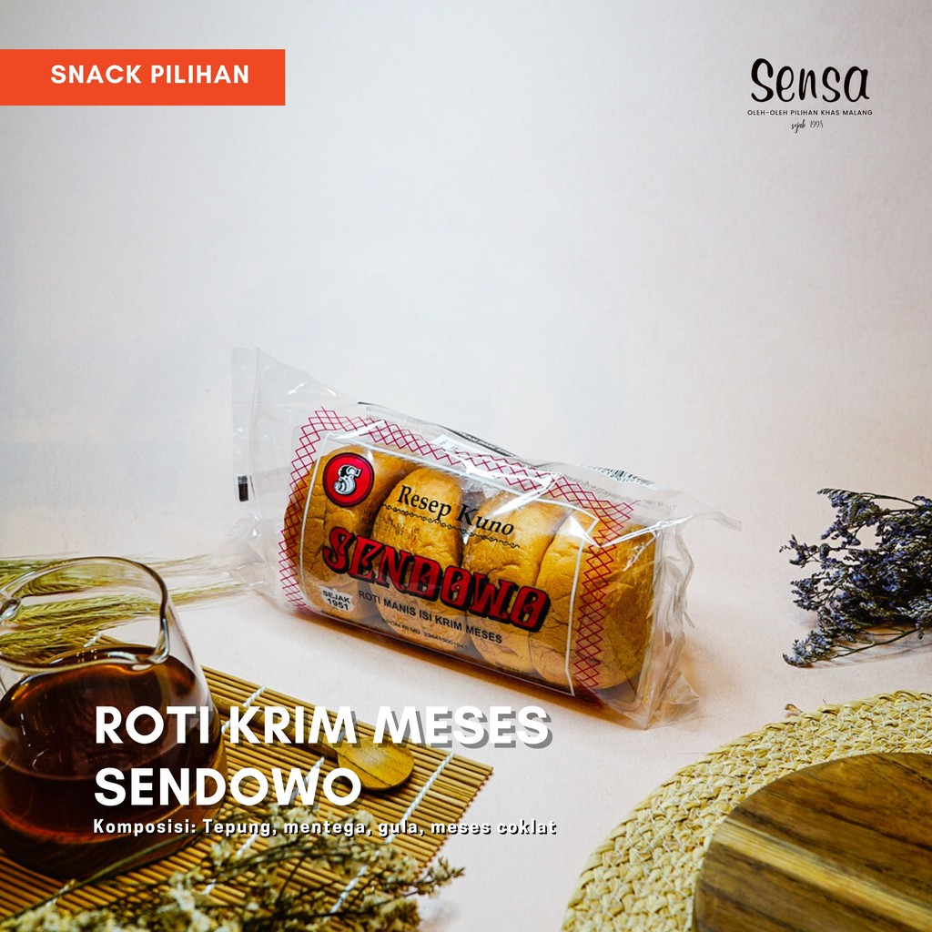 

Roti Krim Meses Coklat SENDOWO khas Malang