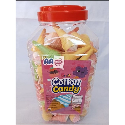 PERMEN MARSHMALLOW COTTON CANDY ICE CREAM LUVMI TOPLES ISI 120PC