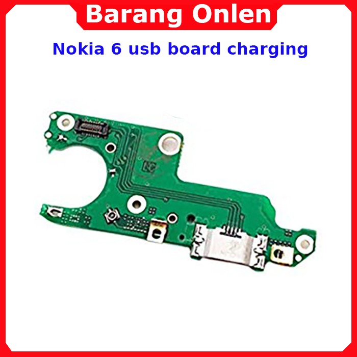 Nokia 6 nokia6 usb charging board konektor cas papan pcb mic plugin flexible