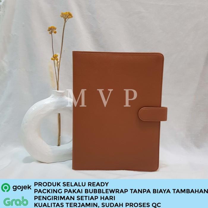 

Binder Kulit Polos Eksklusif 26 Ring Organizer Kertas B5 Coklat