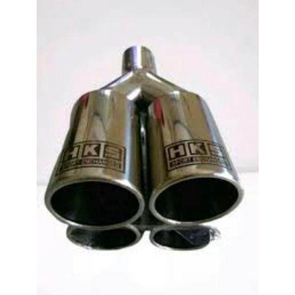 Knalpot mobil sous/sos/suos/jet bus cabang 2 bulat untuk kendaraan bensin,solar dan truk