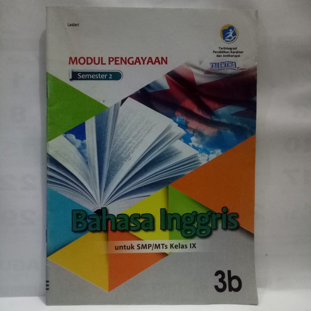 [Buku LKS] Bahasa Inggris 3b untuk SMP/MTs kelas 9 Semester 2 K13 Edisi Terbaru