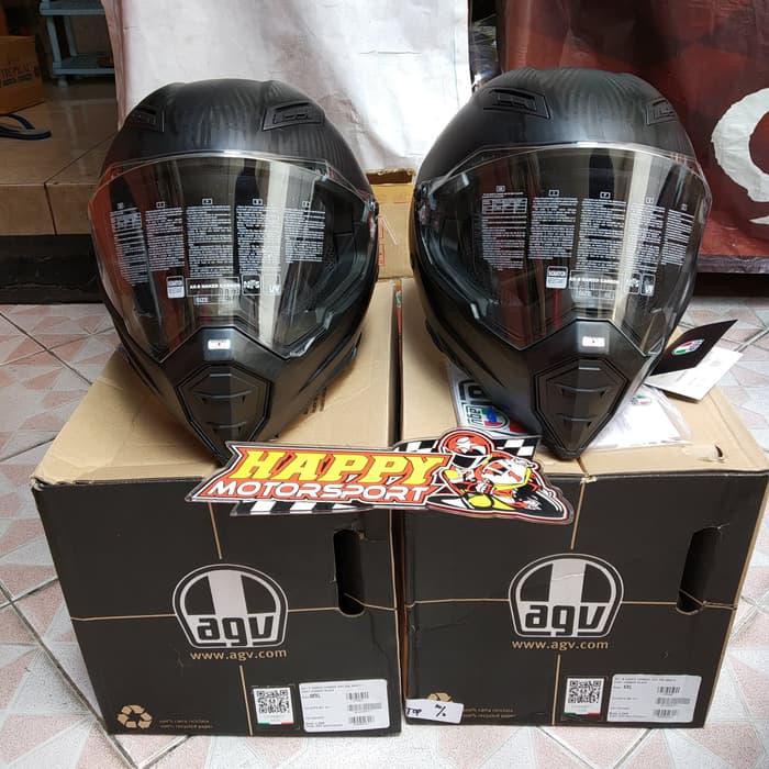 NEW ARRIVAL HELM AGV AX-8 NAKED CARBON FURY MATTE BLACK