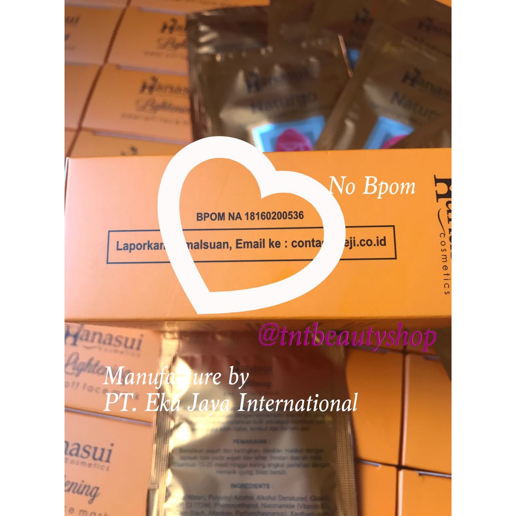 [BPOM] Naturgo BPOM / Hanasui Naturgo / Masker Lumpur Lightening / Anti Aging Mask 100% Original